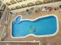 Looking down on the Pool